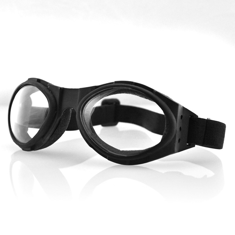 Bugeye Matte Black Frame Clear Lens