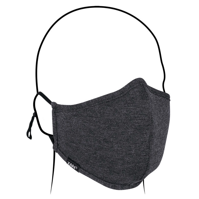 Adjustable Face Mask with PM2.5 Filter Heather Charcoal