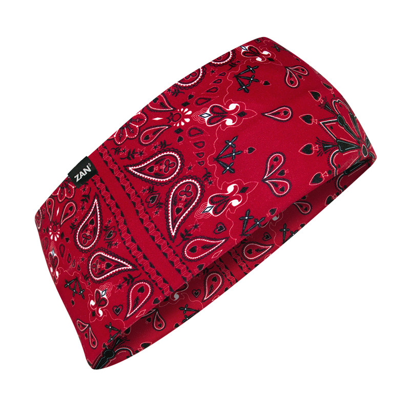 Headband Sportflex® UPF50+ Series Red Paisley