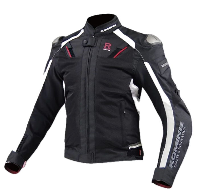 Saftey Jacket Komine Black & White