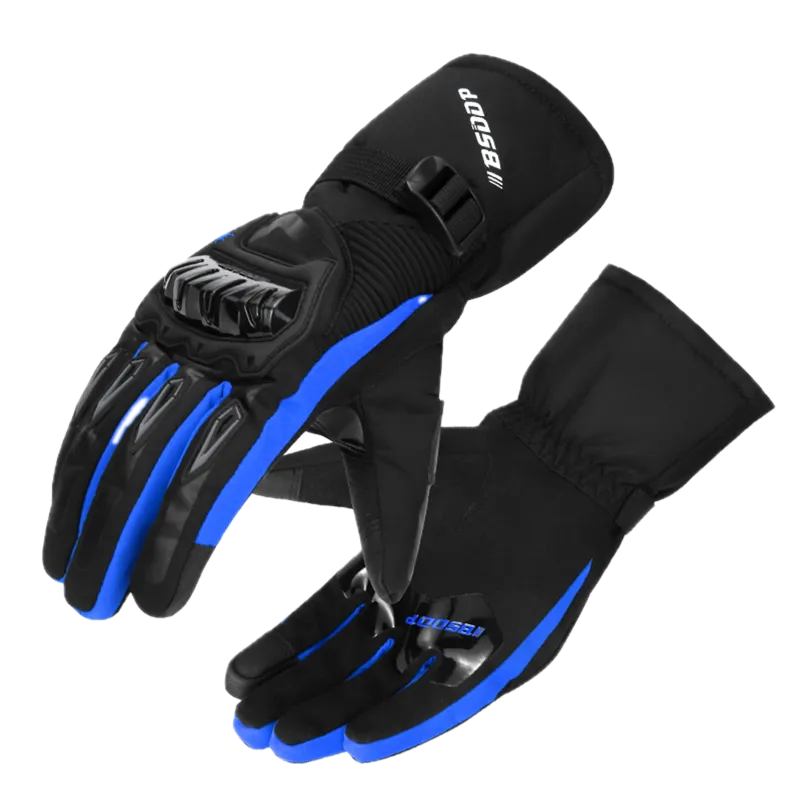 BSDDP Full Safety Gloves Black & Blue