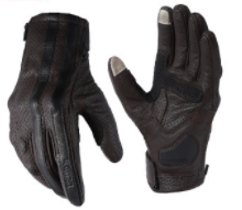 BSDDP Full Safety Gloves Leather Black