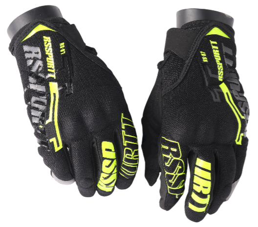 Full Safety Gloves RS Spurt T Black & Green