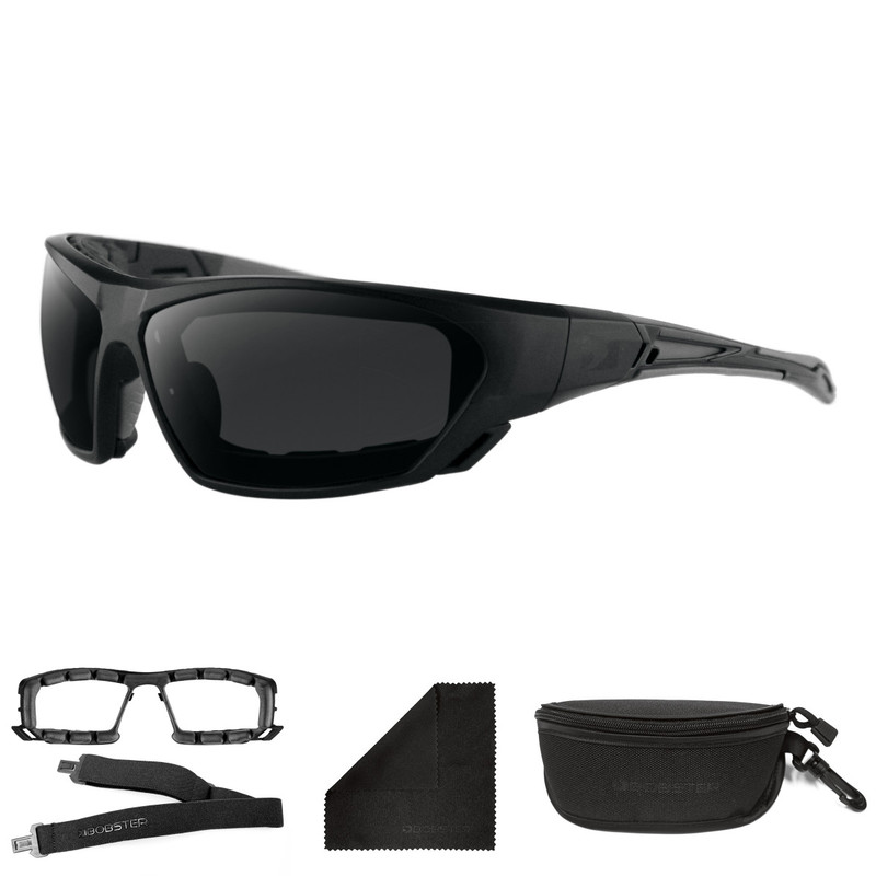 Bobster® Crossover Matte Black Frame Smoked Lens