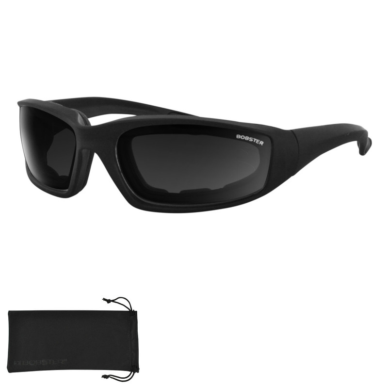 Bobster® Foamerz 2 Matte Black Frame Smoked Lens