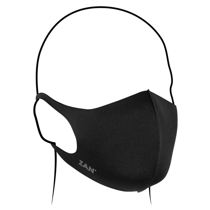 Zan® Lightweight Face Mask 2-Pack Black