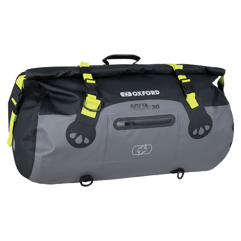 Aqua T-30 Roll Bag- Black/Grey/Fluo