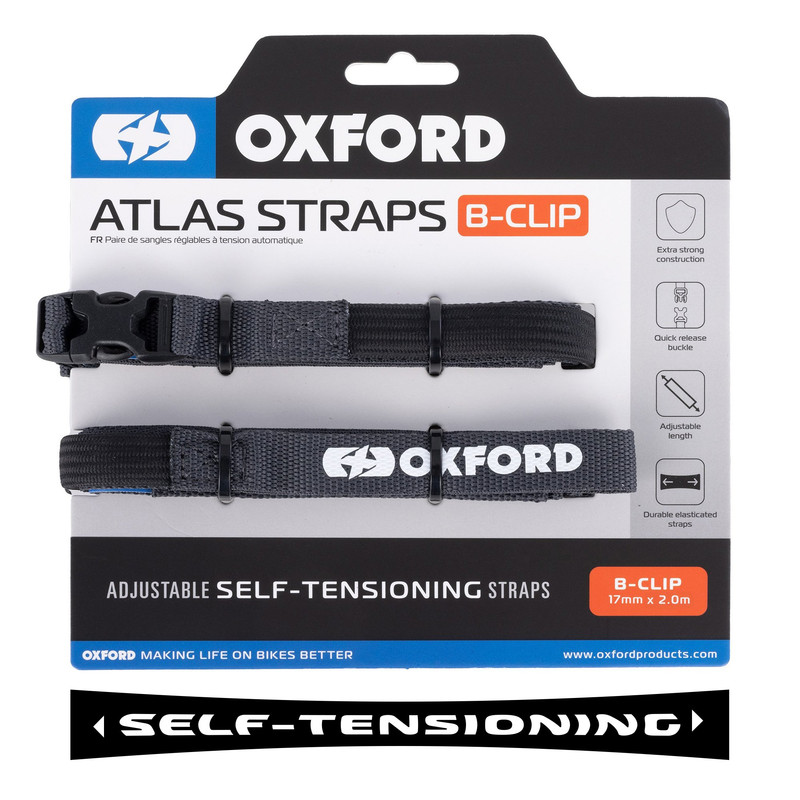 Atlas B-Clip 17mm x 2.0M Asphalt (Pair)