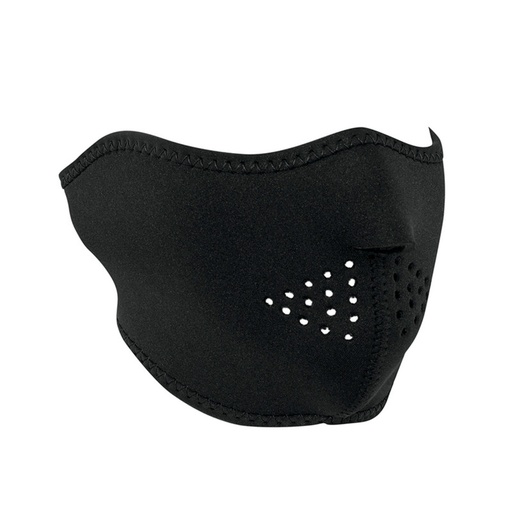 [642608012445] Zan® Half Mask Neoprene Black