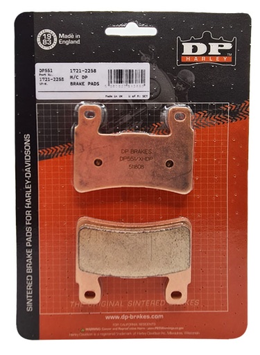 [5060637513880] DP551 1721-2258 M/C DP BRAKE PADS