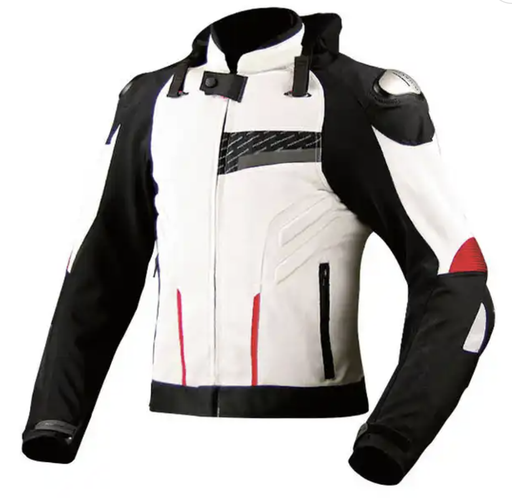 Saftey Jacket Komine White & Black