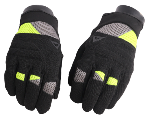 Dainese Full Safety Safety Gloves Black & Gray & Yellow