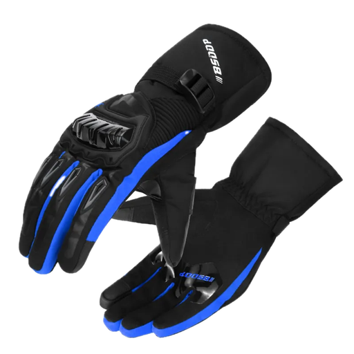 BSDDP Full Safety Gloves Black & Blue