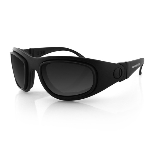 [0681] Sport and Street 2 Matte Black Frame Smoked-Amber-Clear Lens